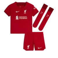 Liverpool Mohamed Salah #11 Hjemmebanesæt Børn 2022-23 Kortærmet (+ Korte bukser)